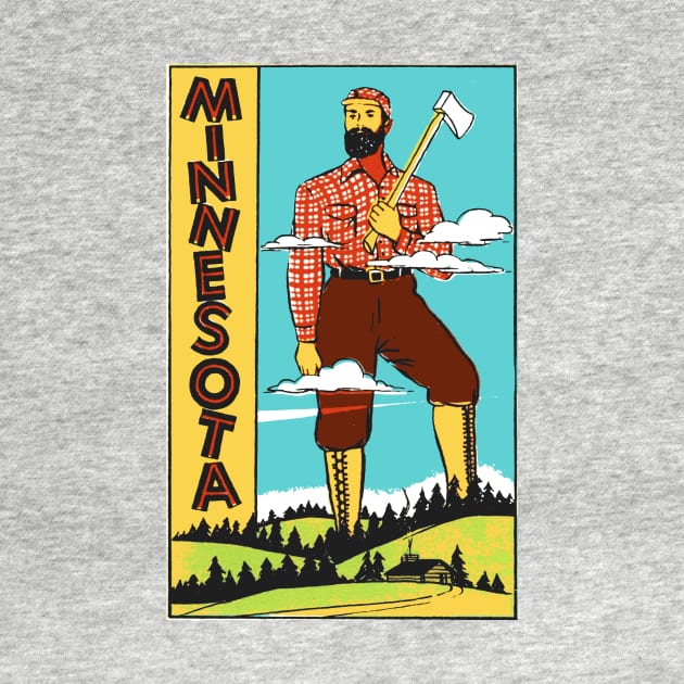 Vintage Style Minnesota Design by zsonn